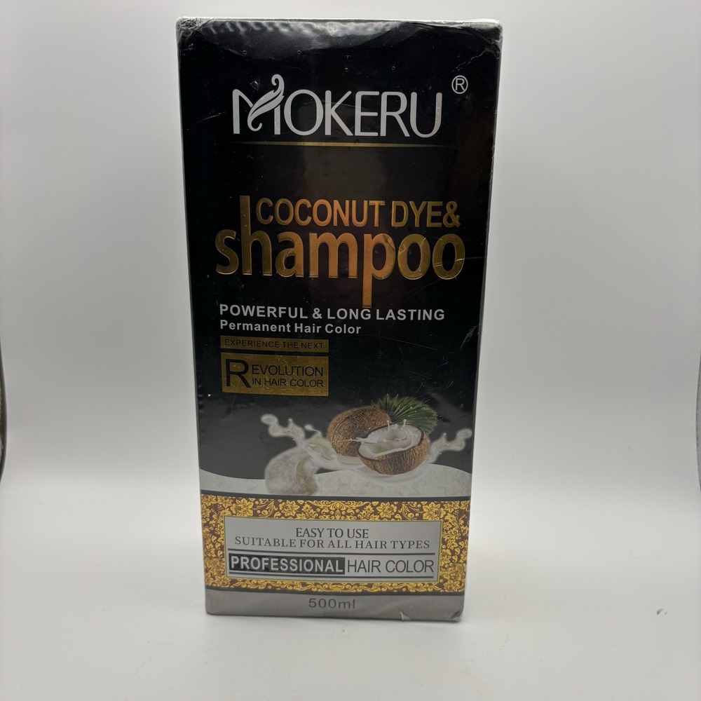 Mokeru Coconut Dye & Shampoo‎ Hair Color 04 Grape Red Professional Kit SEALED